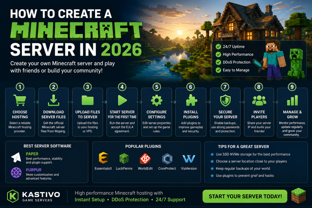 How to Create a Minecraft Server in 2026